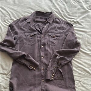 All saints long sleeve shirt